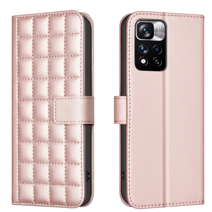 Funda para teléfono de cuero con textura cuadrada, For Redmi Note 12 Pro Global, For Redmi Note 12 5G Global / Xiaomi Poco X5, For Redmi Note 11 Pro 5G / 4G Global, For Redmi 10 5G / Note 11E, For Redmi 10C, For Redmi 10 2022 / Note 11 4G              ...
