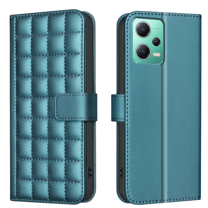 Funda para teléfono de cuero con textura cuadrada, For Redmi Note 12 Pro Global, For Redmi Note 12 5G Global / Xiaomi Poco X5, For Redmi Note 11 Pro 5G / 4G Global, For Redmi 10 5G / Note 11E, For Redmi 10C, For Redmi 10 2022 / Note 11 4G              ...
