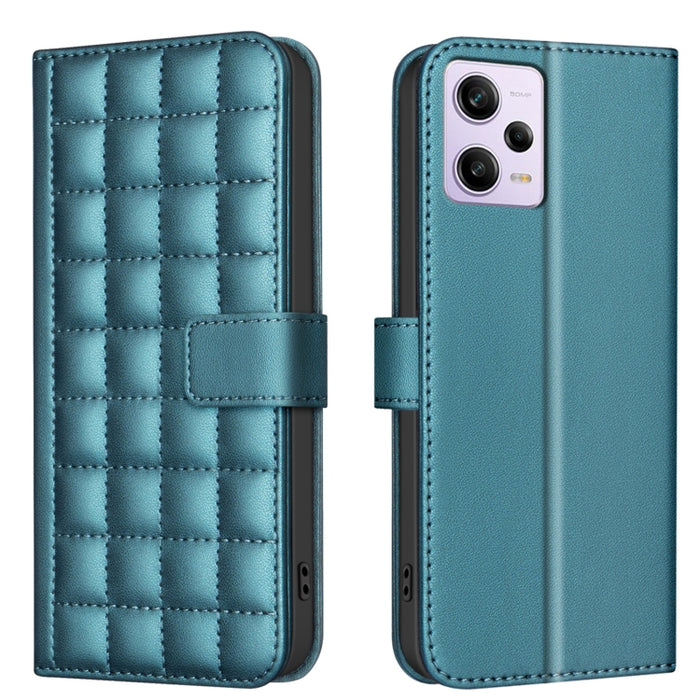 Funda para teléfono de cuero con textura cuadrada, For Redmi Note 12 Pro Global, For Redmi Note 12 5G Global / Xiaomi Poco X5, For Redmi Note 11 Pro 5G / 4G Global, For Redmi 10 5G / Note 11E, For Redmi 10C, For Redmi 10 2022 / Note 11 4G              ...