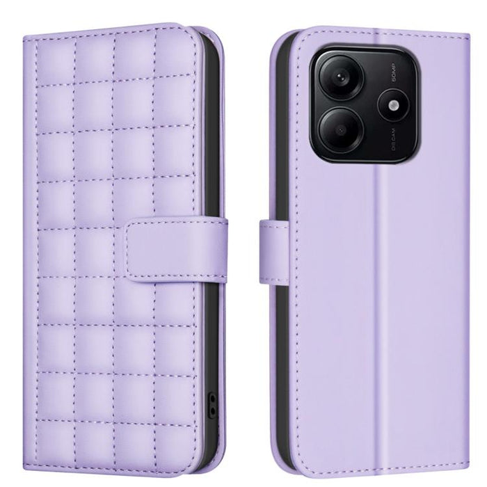 Funda para teléfono de cuero con textura cuadrada, For Redmi Note 14 Pro 4G, For Redmi Note 14 4G 163.25mm, For Redmi A3, For Redmi Note 13 Pro 4G Global, For Redmi Note 13 4G Global, For Redmi Note 13 5G, For Redmi 13C, For Redmi Note 13 Pro+ 5G      ...