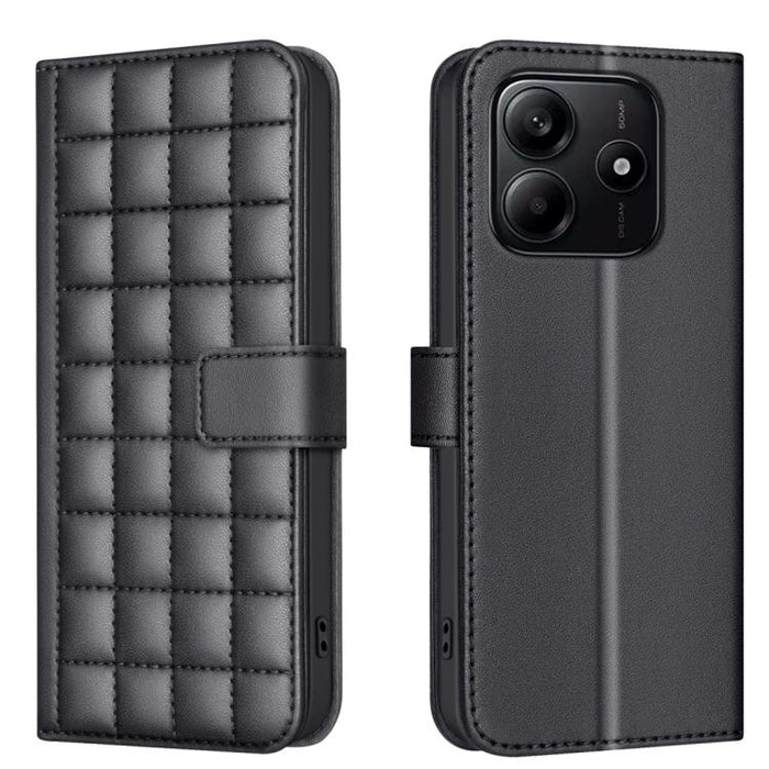 Funda para teléfono de cuero con textura cuadrada, For Redmi Note 14 Pro 4G, For Redmi Note 14 4G 163.25mm, For Redmi A3, For Redmi Note 13 Pro 4G Global, For Redmi Note 13 4G Global, For Redmi Note 13 5G, For Redmi 13C, For Redmi Note 13 Pro+ 5G      ...