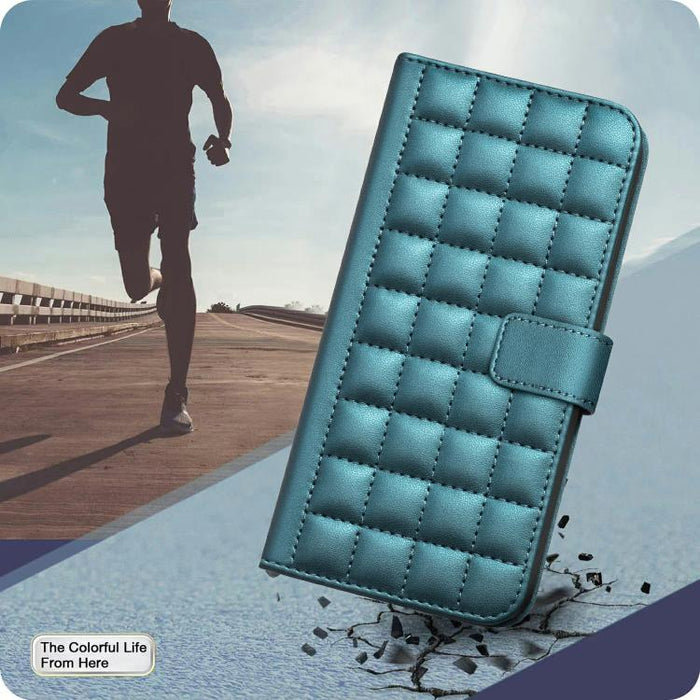 Funda para teléfono de cuero con textura cuadrada, For Redmi Note 14 Pro 4G, For Redmi Note 14 4G 163.25mm, For Redmi A3, For Redmi Note 13 Pro 4G Global, For Redmi Note 13 4G Global, For Redmi Note 13 5G, For Redmi 13C, For Redmi Note 13 Pro+ 5G      ...