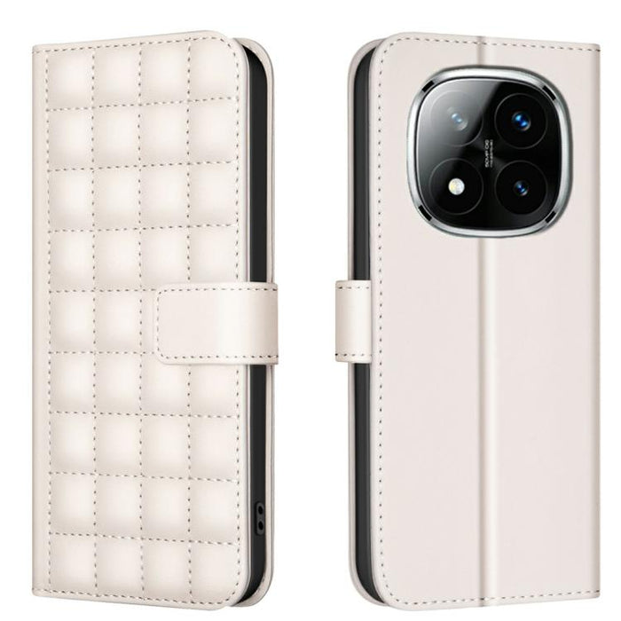Funda para teléfono de cuero con textura cuadrada, For Redmi Note 14 Pro 4G, For Redmi Note 14 4G 163.25mm, For Redmi A3, For Redmi Note 13 Pro 4G Global, For Redmi Note 13 4G Global, For Redmi Note 13 5G, For Redmi 13C, For Redmi Note 13 Pro+ 5G      ...