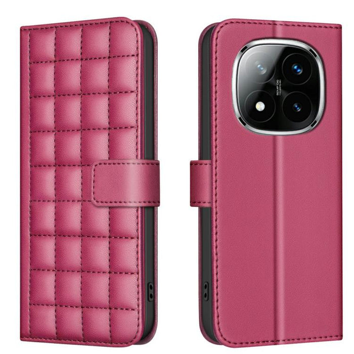 Funda para teléfono de cuero con textura cuadrada, For Redmi Note 14 Pro 4G, For Redmi Note 14 4G 163.25mm, For Redmi A3, For Redmi Note 13 Pro 4G Global, For Redmi Note 13 4G Global, For Redmi Note 13 5G, For Redmi 13C, For Redmi Note 13 Pro+ 5G      ...