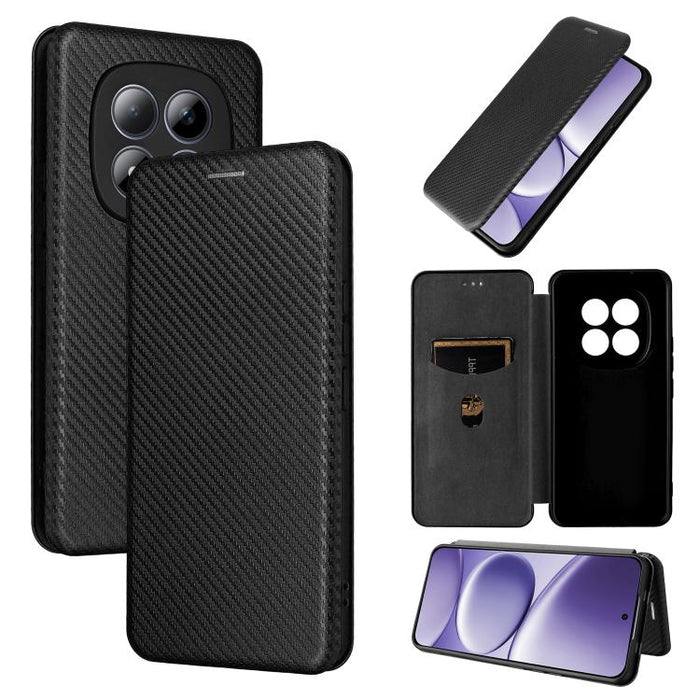 Caja del teléfono del cuero del tirón de la textura de la fibra de carbono, For Redmi Turbo 5 Max 5G / Poco X8 Pro Max, For Redmi Turbo 5 5G / Poco X8 Pro, For Redmi Note 15 Pro+ 5G 163.3mm / Poco M8 Pro 5G, For Redmi Note 15 5G / 4G 164mm / Poco M8 5G...