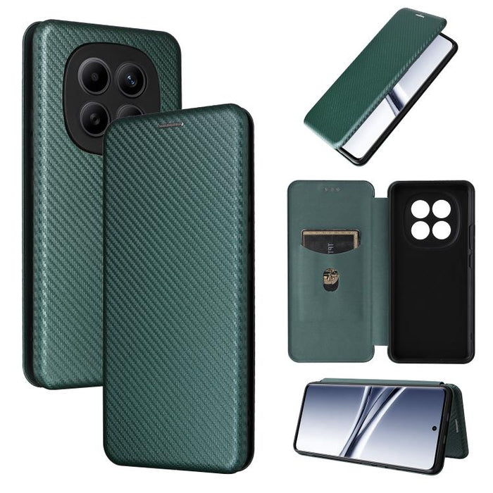 Caja del teléfono del cuero del tirón de la textura de la fibra de carbono, For Redmi Turbo 5 Max 5G / Poco X8 Pro Max, For Redmi Turbo 5 5G / Poco X8 Pro, For Redmi Note 15 Pro+ 5G 163.3mm / Poco M8 Pro 5G, For Redmi Note 15 5G / 4G 164mm / Poco M8 5G...