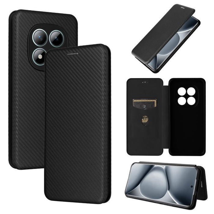 Caja del teléfono del cuero del tirón de la textura de la fibra de carbono, For Redmi Turbo 5 Max 5G / Poco X8 Pro Max, For Redmi Turbo 5 5G / Poco X8 Pro, For Redmi Note 15 Pro+ 5G 163.3mm / Poco M8 Pro 5G, For Redmi Note 15 5G / 4G 164mm / Poco M8 5G...