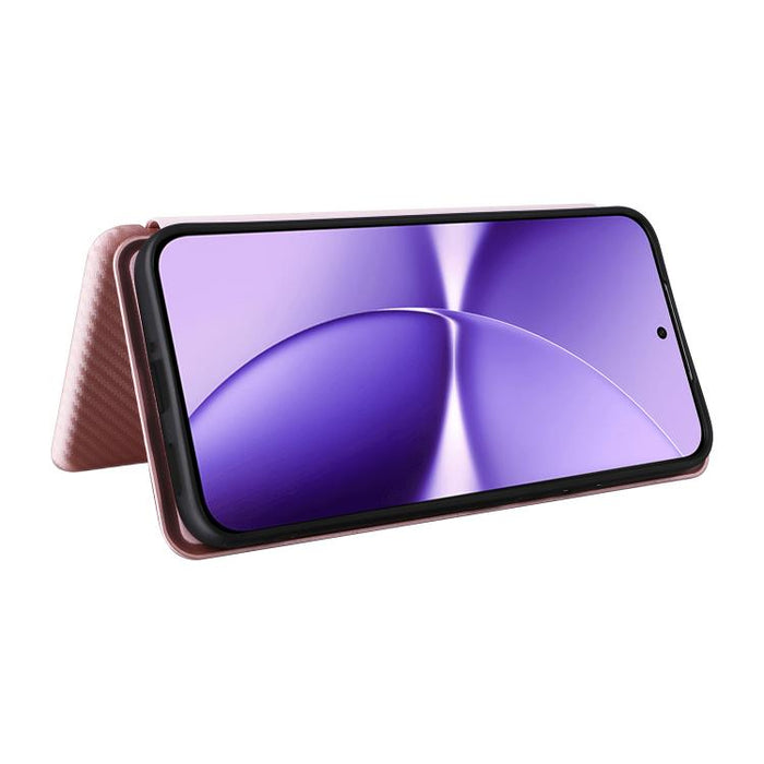 Caja del teléfono del cuero del tirón de la textura de la fibra de carbono, For Redmi Turbo 5 Max 5G / Poco X8 Pro Max, For Redmi Turbo 5 5G / Poco X8 Pro, For Redmi Note 15 Pro+ 5G 163.3mm / Poco M8 Pro 5G, For Redmi Note 15 5G / 4G 164mm / Poco M8 5G...