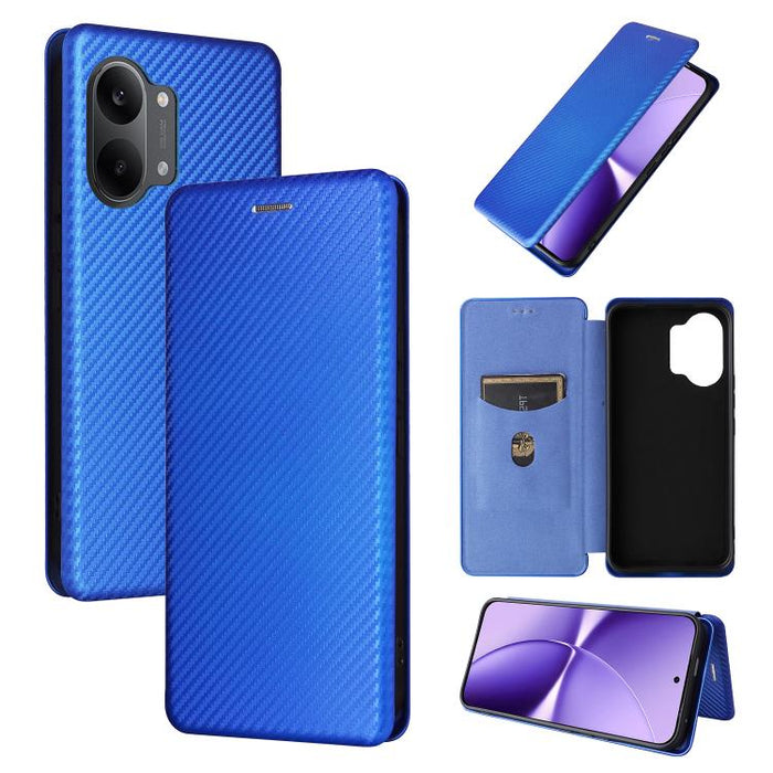 Caja del teléfono del cuero del tirón de la textura de la fibra de carbono, For Redmi Turbo 5 Max 5G / Poco X8 Pro Max, For Redmi Turbo 5 5G / Poco X8 Pro, For Redmi Note 15 Pro+ 5G 163.3mm / Poco M8 Pro 5G, For Redmi Note 15 5G / 4G 164mm / Poco M8 5G...
