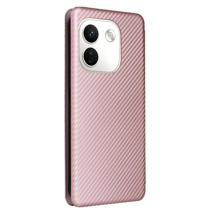 Caja del teléfono del cuero del tirón de la textura de la fibra de carbono, For Redmi Turbo 5 Max 5G / Poco X8 Pro Max, For Redmi Turbo 5 5G / Poco X8 Pro, For Redmi Note 15 Pro+ 5G 163.3mm / Poco M8 Pro 5G, For Redmi Note 15 5G / 4G 164mm / Poco M8 5G...