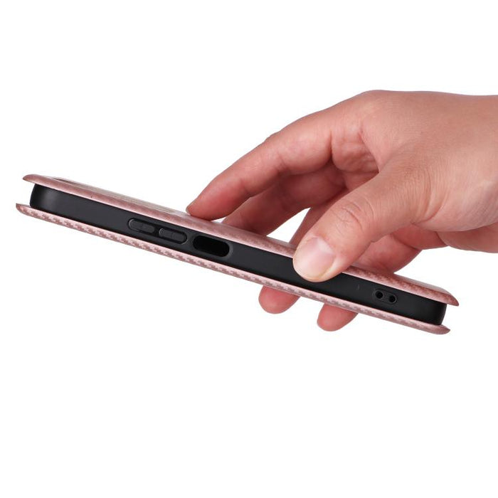 Caja del teléfono del cuero del tirón de la textura de la fibra de carbono, For Redmi Turbo 5 Max 5G / Poco X8 Pro Max, For Redmi Turbo 5 5G / Poco X8 Pro, For Redmi Note 15 Pro+ 5G 163.3mm / Poco M8 Pro 5G, For Redmi Note 15 5G / 4G 164mm / Poco M8 5G...