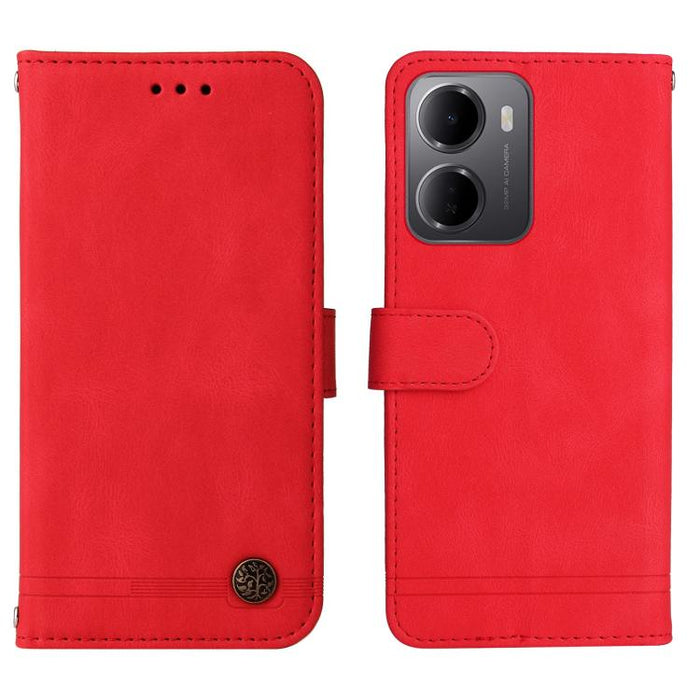 Funda de cuero para teléfono con botones de metal y diseño de árbol de la vida Skin Feel, For Redmi 15a 5G, For Redmi Turbo 5 Max 5G / Poco X8 Pro Max 5G, For Redmi Turbo 5 5G / Poco X8 Pro 5G, For Redmi Note 15 Pro+ 5G 163.3mm / Poco M8 Pro 5G        ...