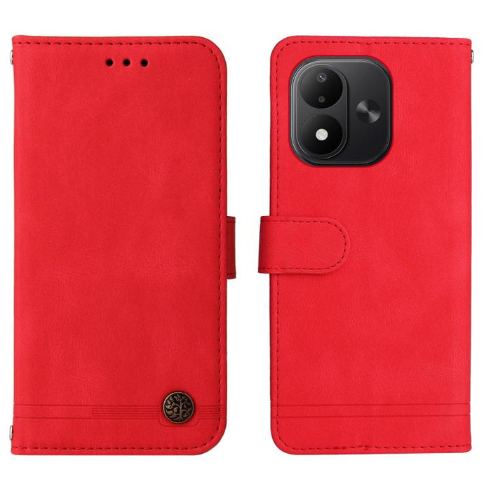 Funda de cuero para teléfono con botones de metal y diseño de árbol de la vida Skin Feel, For Redmi 15a 5G, For Redmi Turbo 5 Max 5G / Poco X8 Pro Max 5G, For Redmi Turbo 5 5G / Poco X8 Pro 5G, For Redmi Note 15 Pro+ 5G 163.3mm / Poco M8 Pro 5G        ...