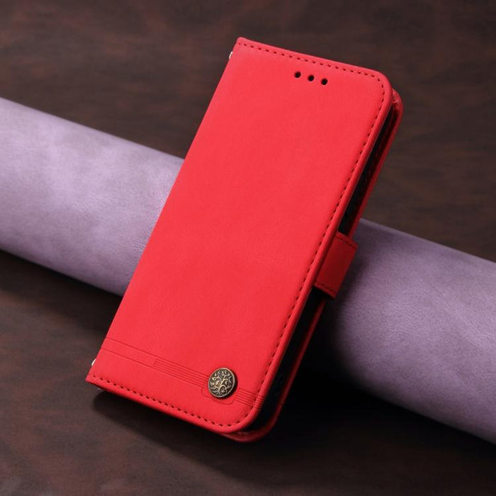 Funda de cuero para teléfono con botones de metal y diseño de árbol de la vida Skin Feel, For Redmi 15a 5G, For Redmi Turbo 5 Max 5G / Poco X8 Pro Max 5G, For Redmi Turbo 5 5G / Poco X8 Pro 5G, For Redmi Note 15 Pro+ 5G 163.3mm / Poco M8 Pro 5G        ...
