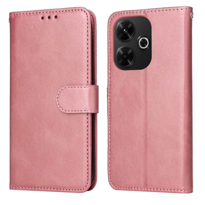 Funda para teléfono clásica de cuero con tapa y textura de becerro, For Redmi Note 14 4G 163.25mm Global, For Redmi Note 14 5G, For Redmi Note 14 Pro 5G / Note 14 Pro+ 5G, For Redmi 14C 4G, For Redmi K70 Ultra, For Redmi 13 4G / Note 13R
