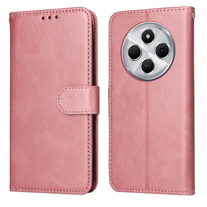 Funda para teléfono clásica de cuero con tapa y textura de becerro, For Redmi Note 14 4G 163.25mm Global, For Redmi Note 14 5G, For Redmi Note 14 Pro 5G / Note 14 Pro+ 5G, For Redmi 14C 4G, For Redmi K70 Ultra, For Redmi 13 4G / Note 13R
