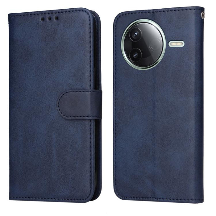 Funda para teléfono clásica de cuero con tapa y textura de becerro, For Redmi Note 14 4G 163.25mm Global, For Redmi Note 14 5G, For Redmi Note 14 Pro 5G / Note 14 Pro+ 5G, For Redmi 14C 4G, For Redmi K70 Ultra, For Redmi 13 4G / Note 13R