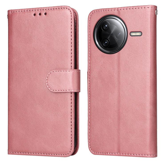Funda para teléfono clásica de cuero con tapa y textura de becerro, For Redmi Note 14 4G 163.25mm Global, For Redmi Note 14 5G, For Redmi Note 14 Pro 5G / Note 14 Pro+ 5G, For Redmi 14C 4G, For Redmi K70 Ultra, For Redmi 13 4G / Note 13R