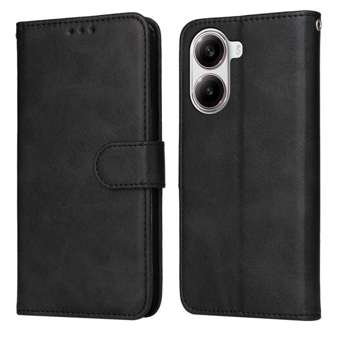 Funda para teléfono clásica de cuero con tapa y textura de becerro, For Redmi Note 14 4G 163.25mm Global, For Redmi Note 14 5G, For Redmi Note 14 Pro 5G / Note 14 Pro+ 5G, For Redmi 14C 4G, For Redmi K70 Ultra, For Redmi 13 4G / Note 13R