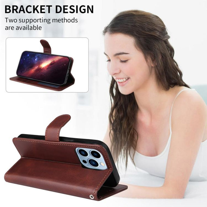 Funda para teléfono clásica de cuero con tapa y textura de becerro, For Redmi Note 14 4G 163.25mm Global, For Redmi Note 14 5G, For Redmi Note 14 Pro 5G / Note 14 Pro+ 5G, For Redmi 14C 4G, For Redmi K70 Ultra, For Redmi 13 4G / Note 13R