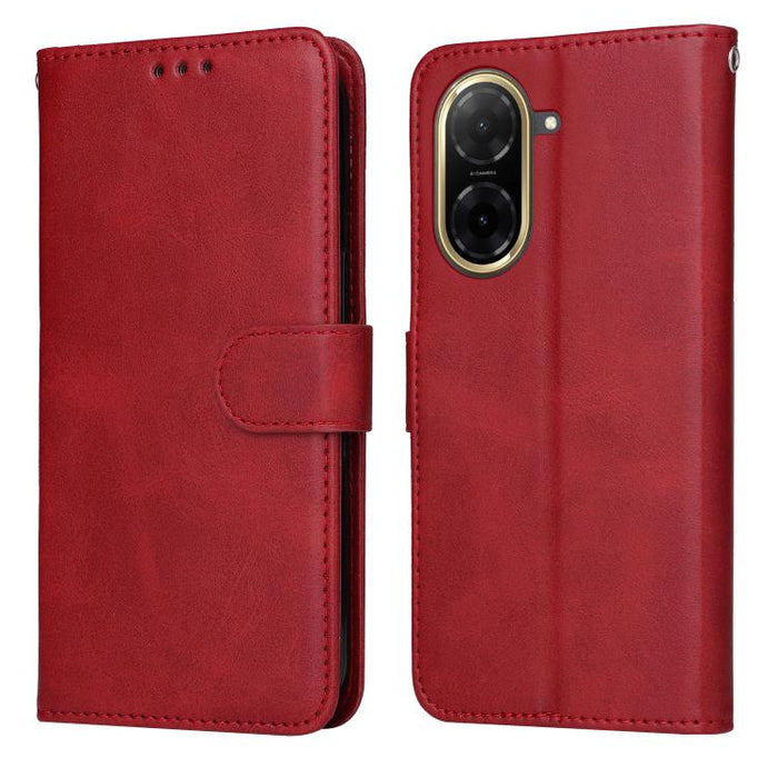 Funda para teléfono clásica de cuero con tapa y textura de becerro, For Redmi Note 14 4G 163.25mm Global, For Redmi Note 14 5G, For Redmi Note 14 Pro 5G / Note 14 Pro+ 5G, For Redmi 14C 4G, For Redmi K70 Ultra, For Redmi 13 4G / Note 13R