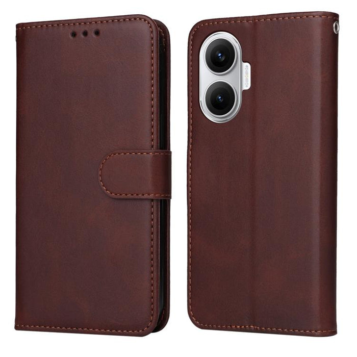 Funda para teléfono clásica de cuero con tapa y textura de becerro, For Redmi 15a 5G, For Redmi Turbo 5 Max 5G / Poco X8 Pro Max 5G, For Redmi Turbo 5 5G / Poco X8 Pro 5G, For Redmi Note 15 Pro+ 5G 163.3mm / Poco M8 Pro 5G                              ...