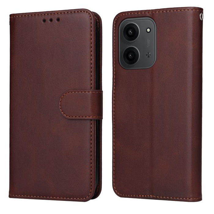 Funda para teléfono clásica de cuero con tapa y textura de becerro, For Redmi 15a 5G, For Redmi Turbo 5 Max 5G / Poco X8 Pro Max 5G, For Redmi Turbo 5 5G / Poco X8 Pro 5G, For Redmi Note 15 Pro+ 5G 163.3mm / Poco M8 Pro 5G                              ...