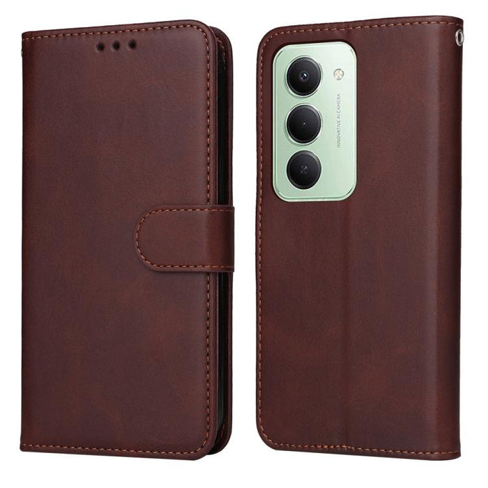 Funda para teléfono clásica de cuero con tapa y textura de becerro, For Redmi 15a 5G, For Redmi Turbo 5 Max 5G / Poco X8 Pro Max 5G, For Redmi Turbo 5 5G / Poco X8 Pro 5G, For Redmi Note 15 Pro+ 5G 163.3mm / Poco M8 Pro 5G                              ...