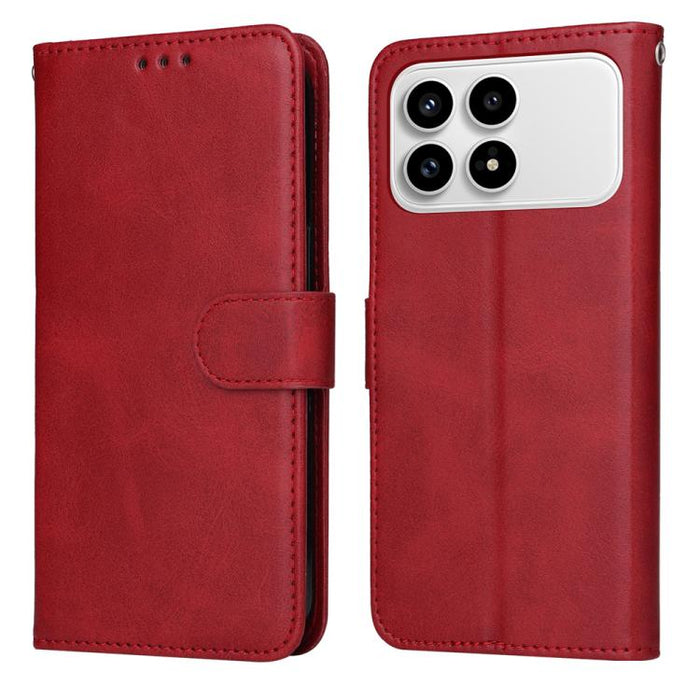 Funda para teléfono clásica de cuero con tapa y textura de becerro, For Redmi 15a 5G, For Redmi Turbo 5 Max 5G / Poco X8 Pro Max 5G, For Redmi Turbo 5 5G / Poco X8 Pro 5G, For Redmi Note 15 Pro+ 5G 163.3mm / Poco M8 Pro 5G                              ...