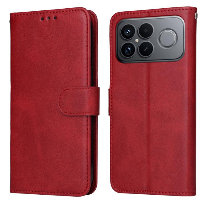 Funda para teléfono clásica de cuero con tapa y textura de becerro, For Redmi 15a 5G, For Redmi Turbo 5 Max 5G / Poco X8 Pro Max 5G, For Redmi Turbo 5 5G / Poco X8 Pro 5G, For Redmi Note 15 Pro+ 5G 163.3mm / Poco M8 Pro 5G                              ...