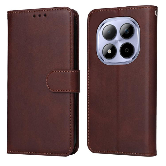 Funda para teléfono clásica de cuero con tapa y textura de becerro, For Redmi 15a 5G, For Redmi Turbo 5 Max 5G / Poco X8 Pro Max 5G, For Redmi Turbo 5 5G / Poco X8 Pro 5G, For Redmi Note 15 Pro+ 5G 163.3mm / Poco M8 Pro 5G                              ...