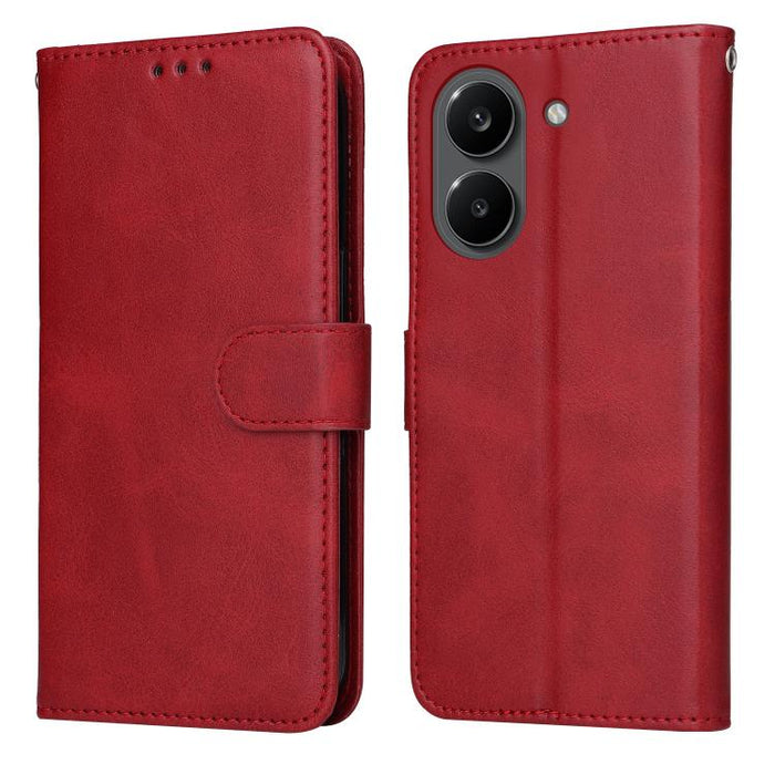 Funda para teléfono clásica de cuero con tapa y textura de becerro, For Redmi 15a 5G, For Redmi Turbo 5 Max 5G / Poco X8 Pro Max 5G, For Redmi Turbo 5 5G / Poco X8 Pro 5G, For Redmi Note 15 Pro+ 5G 163.3mm / Poco M8 Pro 5G                              ...