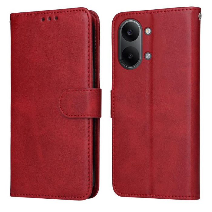 Funda para teléfono clásica de cuero con tapa y textura de becerro, For Redmi 15a 5G, For Redmi Turbo 5 Max 5G / Poco X8 Pro Max 5G, For Redmi Turbo 5 5G / Poco X8 Pro 5G, For Redmi Note 15 Pro+ 5G 163.3mm / Poco M8 Pro 5G                              ...