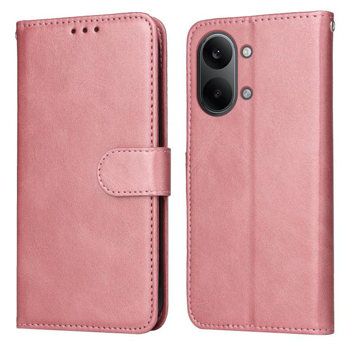Funda para teléfono clásica de cuero con tapa y textura de becerro, For Redmi 15a 5G, For Redmi Turbo 5 Max 5G / Poco X8 Pro Max 5G, For Redmi Turbo 5 5G / Poco X8 Pro 5G, For Redmi Note 15 Pro+ 5G 163.3mm / Poco M8 Pro 5G                              ...