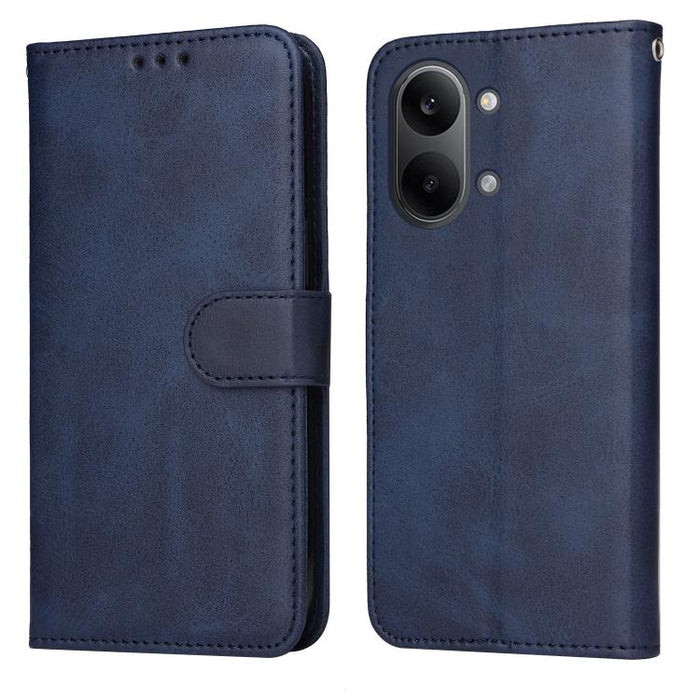 Funda para teléfono clásica de cuero con tapa y textura de becerro, For Redmi 15a 5G, For Redmi Turbo 5 Max 5G / Poco X8 Pro Max 5G, For Redmi Turbo 5 5G / Poco X8 Pro 5G, For Redmi Note 15 Pro+ 5G 163.3mm / Poco M8 Pro 5G                              ...