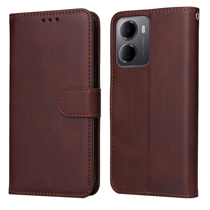 Funda para teléfono clásica de cuero con tapa y textura de becerro, For Redmi 15a 5G, For Redmi Turbo 5 Max 5G / Poco X8 Pro Max 5G, For Redmi Turbo 5 5G / Poco X8 Pro 5G, For Redmi Note 15 Pro+ 5G 163.3mm / Poco M8 Pro 5G                              ...
