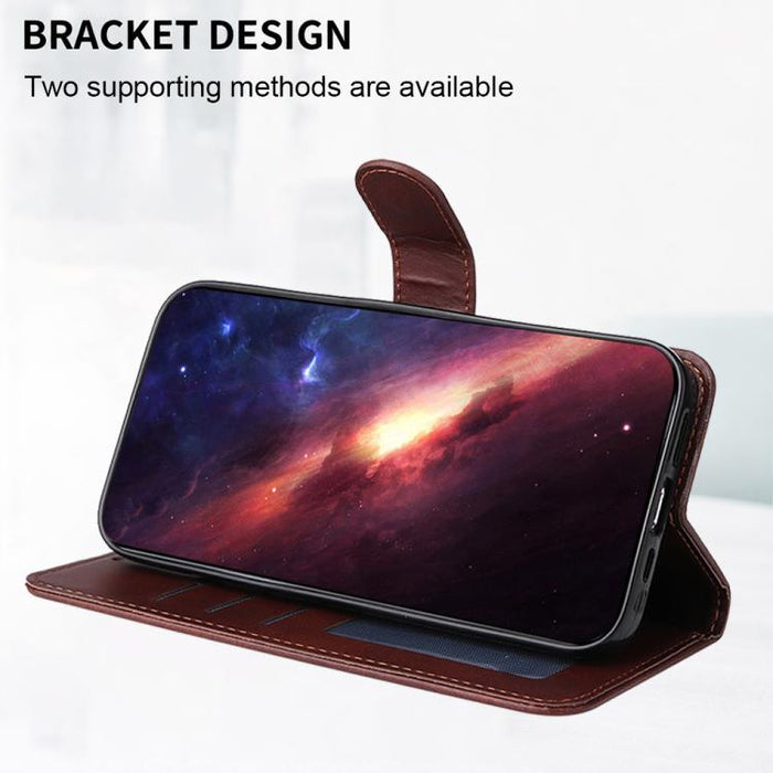 Funda para teléfono clásica de cuero con tapa y textura de becerro, For Redmi 15a 5G, For Redmi Turbo 5 Max 5G / Poco X8 Pro Max 5G, For Redmi Turbo 5 5G / Poco X8 Pro 5G, For Redmi Note 15 Pro+ 5G 163.3mm / Poco M8 Pro 5G                              ...