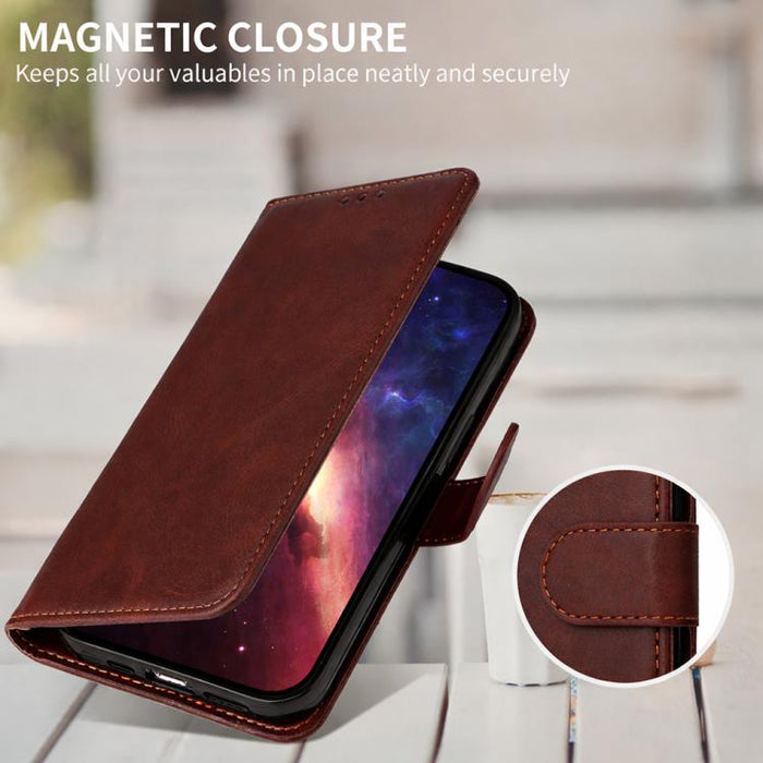Funda para teléfono clásica de cuero con tapa y textura de becerro, For Redmi 15a 5G, For Redmi Turbo 5 Max 5G / Poco X8 Pro Max 5G, For Redmi Turbo 5 5G / Poco X8 Pro 5G, For Redmi Note 15 Pro+ 5G 163.3mm / Poco M8 Pro 5G                              ...