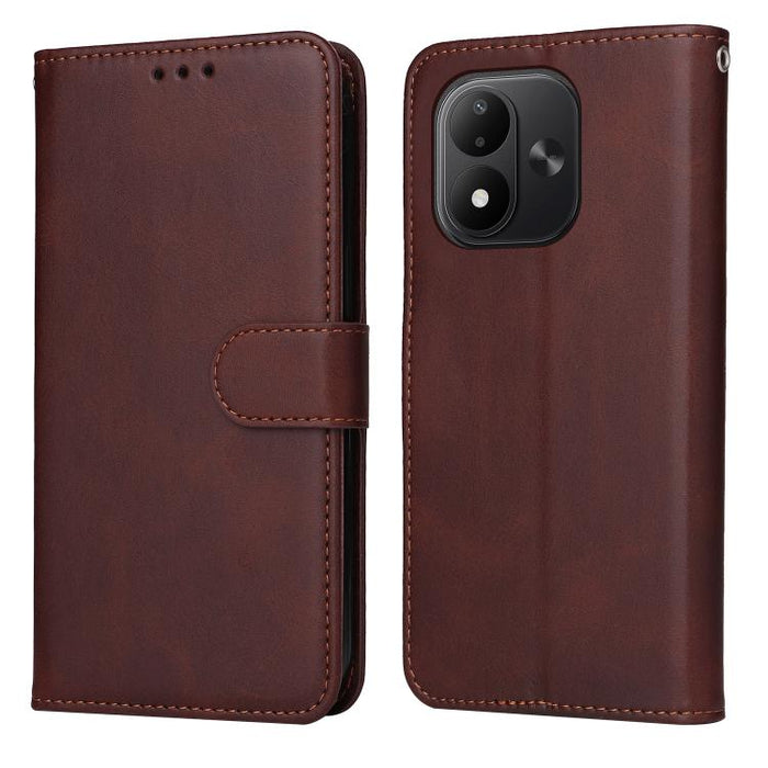 Funda para teléfono clásica de cuero con tapa y textura de becerro, For Redmi 15a 5G, For Redmi Turbo 5 Max 5G / Poco X8 Pro Max 5G, For Redmi Turbo 5 5G / Poco X8 Pro 5G, For Redmi Note 15 Pro+ 5G 163.3mm / Poco M8 Pro 5G                              ...