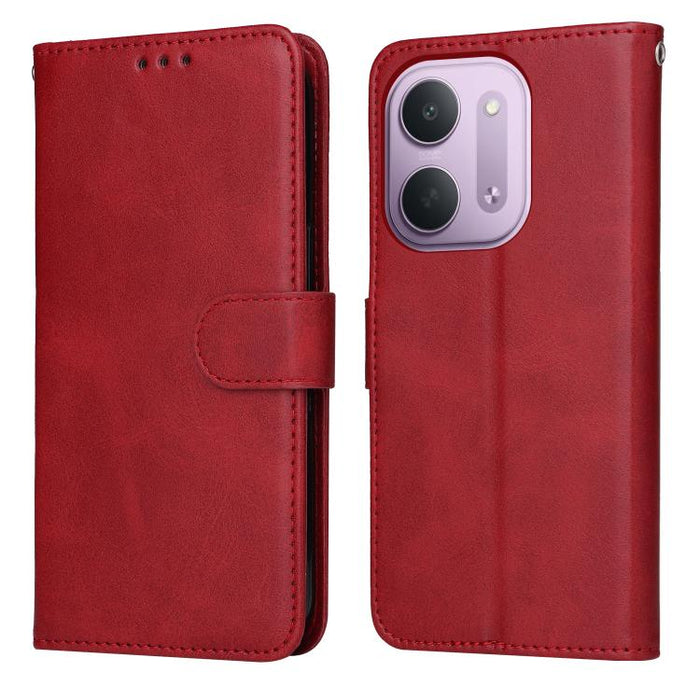 Funda para teléfono clásica de cuero con tapa y textura de becerro, For Redmi 15a 5G, For Redmi Turbo 5 Max 5G / Poco X8 Pro Max 5G, For Redmi Turbo 5 5G / Poco X8 Pro 5G, For Redmi Note 15 Pro+ 5G 163.3mm / Poco M8 Pro 5G                              ...
