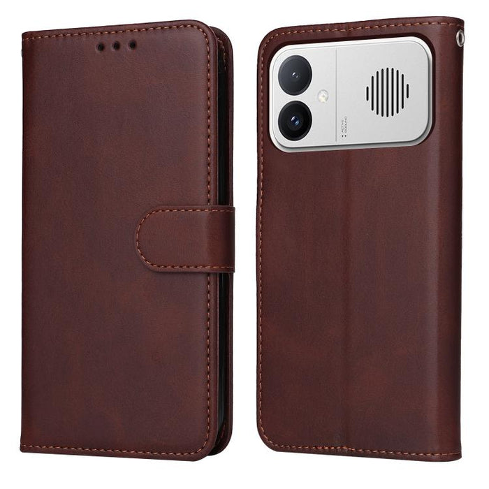 Funda para teléfono clásica de cuero con tapa y textura de becerro, For Redmi 15a 5G, For Redmi Turbo 5 Max 5G / Poco X8 Pro Max 5G, For Redmi Turbo 5 5G / Poco X8 Pro 5G, For Redmi Note 15 Pro+ 5G 163.3mm / Poco M8 Pro 5G                              ...