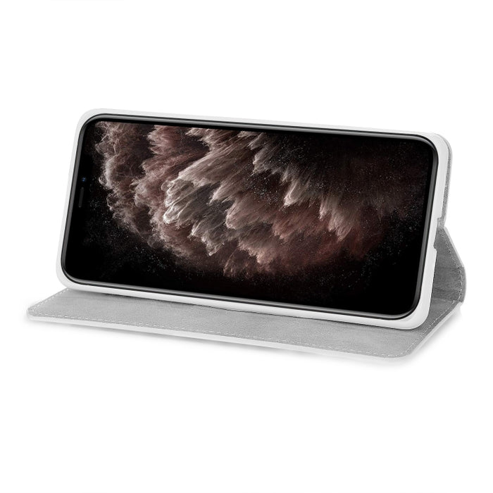 Estuche de cuero con tapa horizontal en polvo brillante con ranuras para tarjetas y soporte y cordón, For iPhone 12 / 12 Pro, For iPhone 12 Pro Max