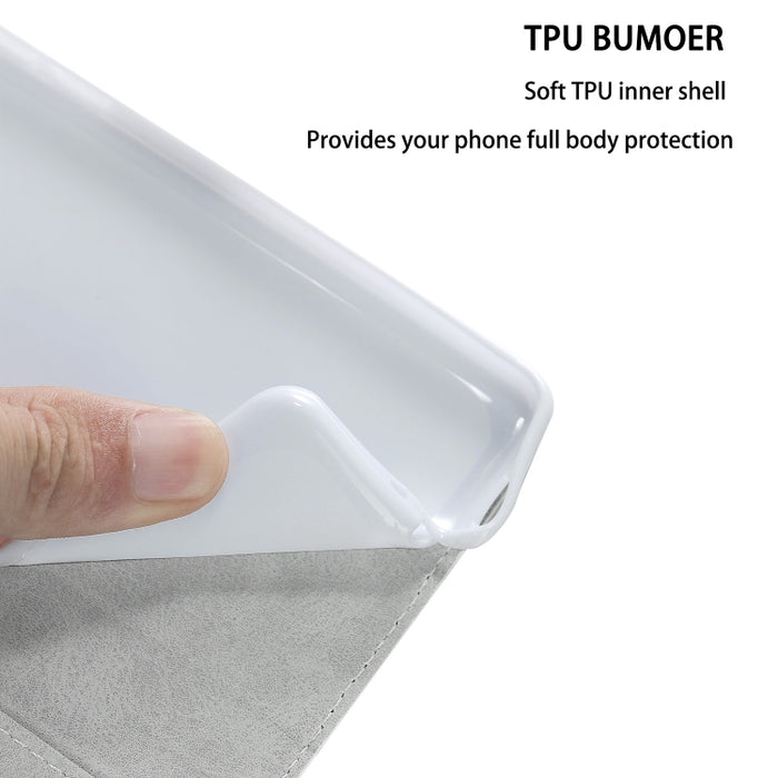 Estuche de cuero con tapa horizontal en polvo brillante con ranuras para tarjetas y soporte y cordón, For iPhone 12 / 12 Pro, For iPhone 12 Pro Max