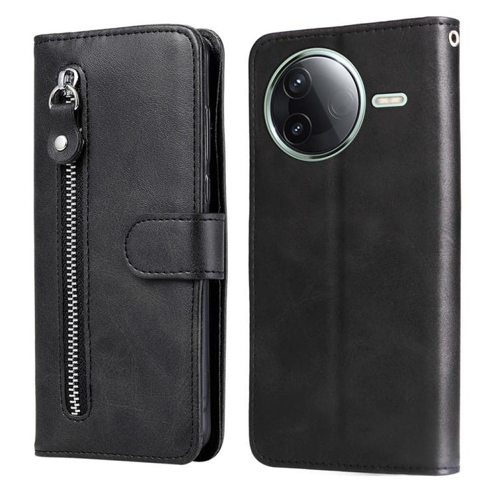 Funda para teléfono de cuero con cremallera y textura de becerro a la moda, For Redmi 15a 5G, For Redmi Turbo 5 Max 5G / Poco X8 Pro Max 5G, For Redmi Turbo 5 5G / Poco X8 Pro 5G, For Redmi Note 15 Pro+ 5G 163.3mm / Poco M8 Pro 5G                      ...