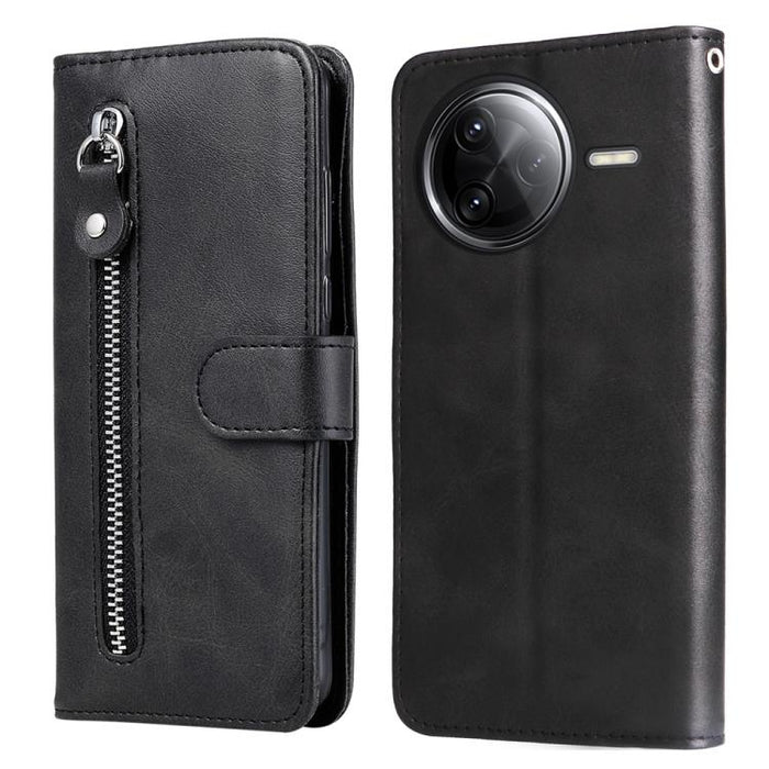 Funda para teléfono de cuero con cremallera y textura de becerro a la moda, For Redmi 15a 5G, For Redmi Turbo 5 Max 5G / Poco X8 Pro Max 5G, For Redmi Turbo 5 5G / Poco X8 Pro 5G, For Redmi Note 15 Pro+ 5G 163.3mm / Poco M8 Pro 5G                      ...