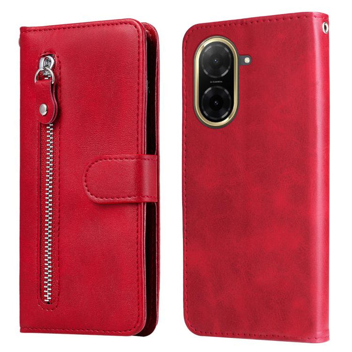 Funda para teléfono de cuero con cremallera y textura de becerro a la moda, For Redmi Note 14 4G 163.25mm Global, For Redmi Note 14 5G, For Redmi Note 14 Pro 5G / Note 14 Pro+ 5G, For Redmi 14C 4G, For Redmi K70 Ultra, For Redmi 13 4G / Redmi Note 13R