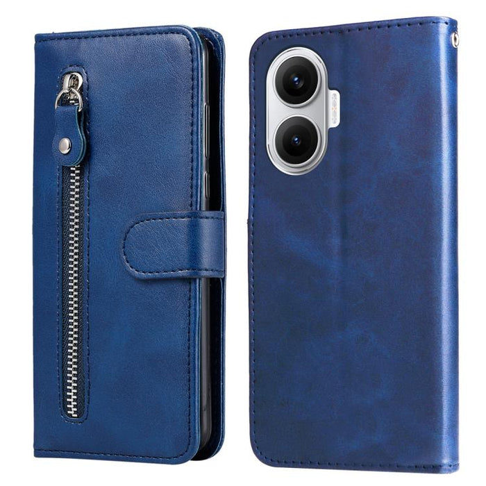 Funda para teléfono de cuero con cremallera y textura de becerro a la moda, For Redmi 15a 5G, For Redmi Turbo 5 Max 5G / Poco X8 Pro Max 5G, For Redmi Turbo 5 5G / Poco X8 Pro 5G, For Redmi Note 15 Pro+ 5G 163.3mm / Poco M8 Pro 5G                      ...