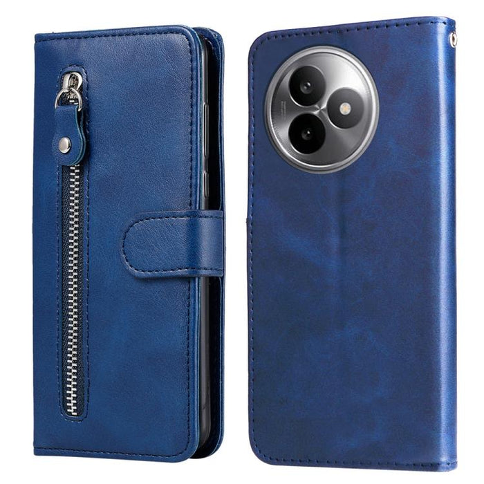 Funda para teléfono de cuero con cremallera y textura de becerro a la moda, For Redmi 15a 5G, For Redmi Turbo 5 Max 5G / Poco X8 Pro Max 5G, For Redmi Turbo 5 5G / Poco X8 Pro 5G, For Redmi Note 15 Pro+ 5G 163.3mm / Poco M8 Pro 5G                      ...