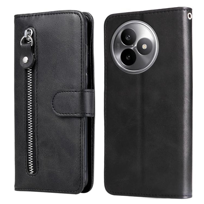Funda para teléfono de cuero con cremallera y textura de becerro a la moda, For Redmi 15a 5G, For Redmi Turbo 5 Max 5G / Poco X8 Pro Max 5G, For Redmi Turbo 5 5G / Poco X8 Pro 5G, For Redmi Note 15 Pro+ 5G 163.3mm / Poco M8 Pro 5G                      ...