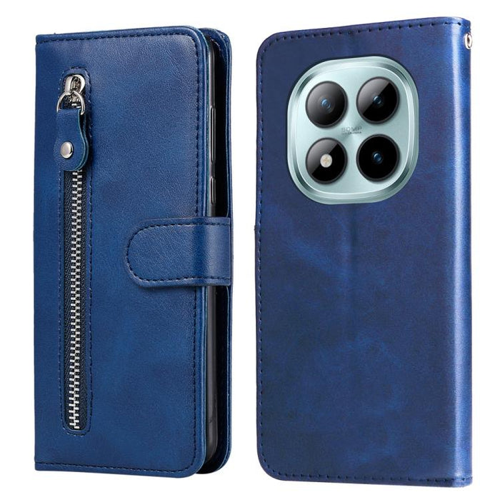 Funda para teléfono de cuero con cremallera y textura de becerro a la moda, For Redmi 15a 5G, For Redmi Turbo 5 Max 5G / Poco X8 Pro Max 5G, For Redmi Turbo 5 5G / Poco X8 Pro 5G, For Redmi Note 15 Pro+ 5G 163.3mm / Poco M8 Pro 5G                      ...